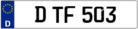 Truck License Plate